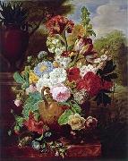Floral, beautiful classical still life of flowers.042 unknow artist